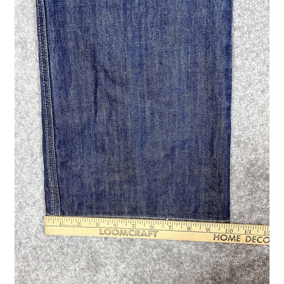 GAP Low Rise Boot Cut Trouser Jeans Womens Size 12 Blue Denim Flap Pockets - Picture 9 of 9